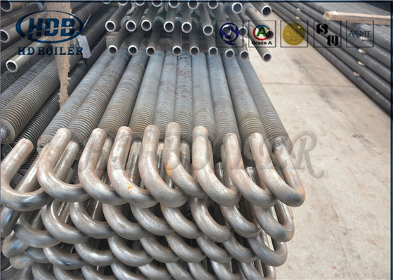 Tubos de circulación aletados del ahorrador de la caldera de la cama de H Fluidzed