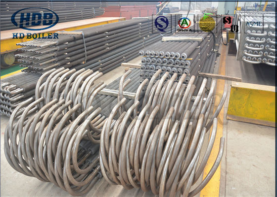 Tubo de aleta espiral de la caldera de 40 milímetros para el carbono SA192 de acero de la central eléctrica ASME