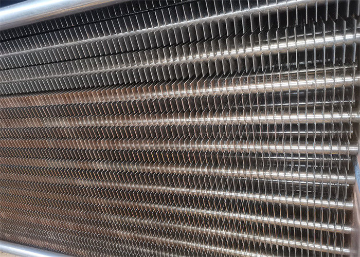 Tipo inconsútil tubo de H de aleta de la caldera intercambio de calor del radiador del acero de carbono de 40 milímetros
