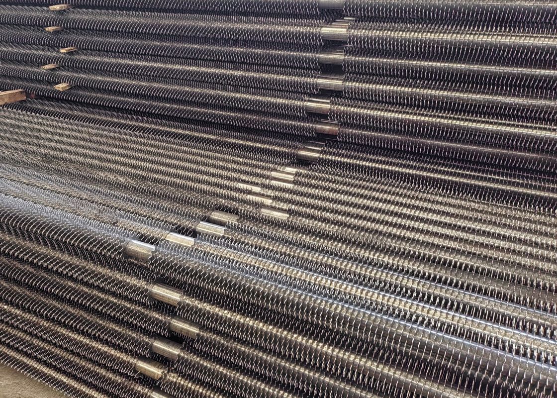 Tubo de intercambiador de calor con aletas en espiral Tubo de aletas de acero corten sin costura para economizador
