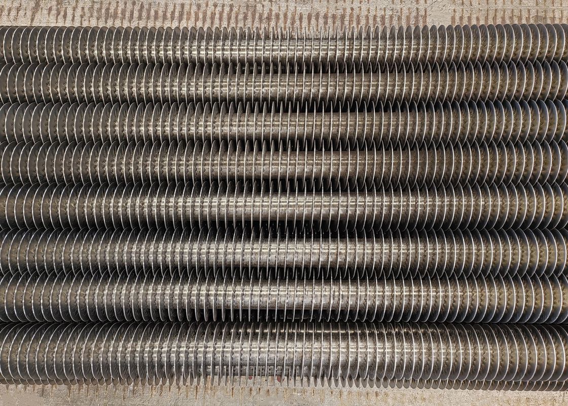 Tubos de aleta espiral de calderas de acero al carbono anticorrosivo para precalentadores de aire