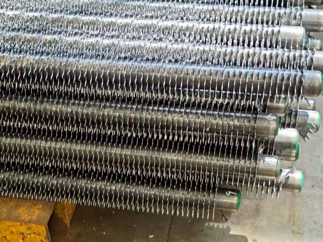 Tubo aleteado de caldera de alta eficiencia para transferencia de calor y antiincrustación